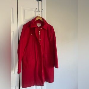 Talbots Crimson Utility Coat with Hood